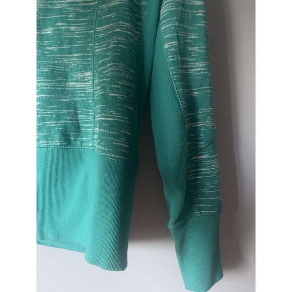 Zella Womens Scuba Hoodie Jacket Slim Size Medium Full Zip Space Dye Thumb Hole. - Picture 8 of 13